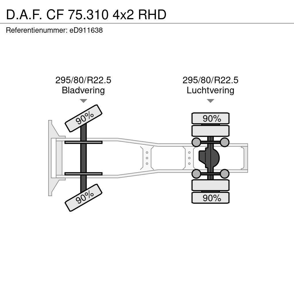 DAF CF 75.310 4x2 RHD Trækkere