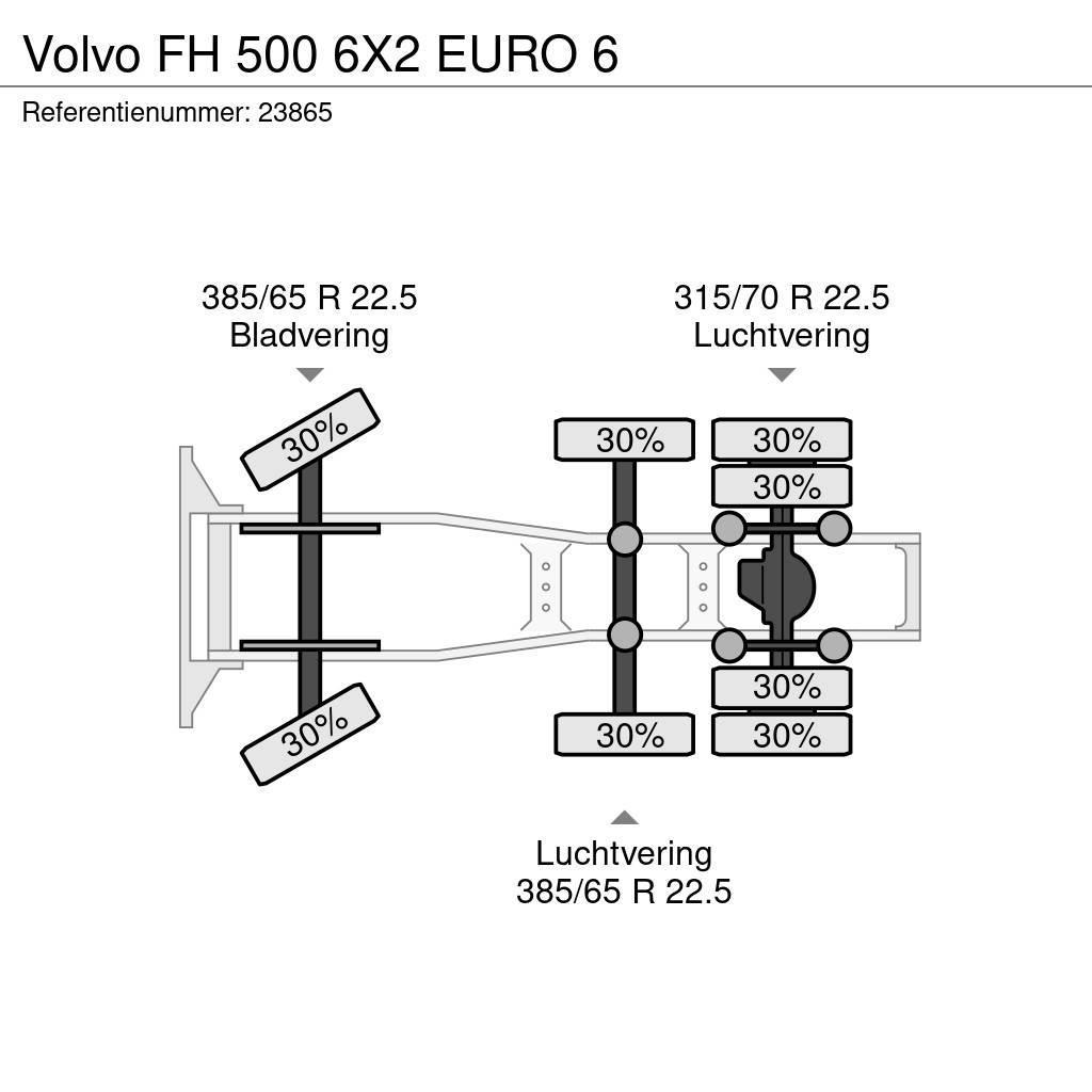 Volvo FH 500 6X2 EURO 6 Trækkere