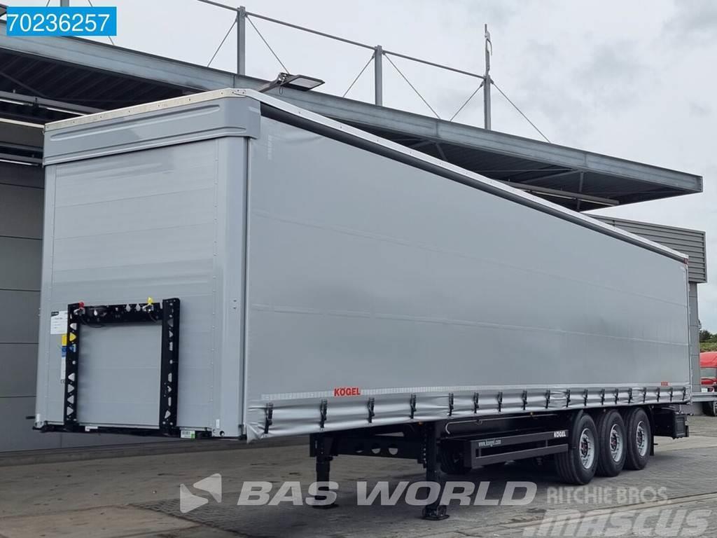 Kögel S24-1 NEW BPW / SAF Liftachse Edscha Fulda tyres Semi-trailer med Gardinsider