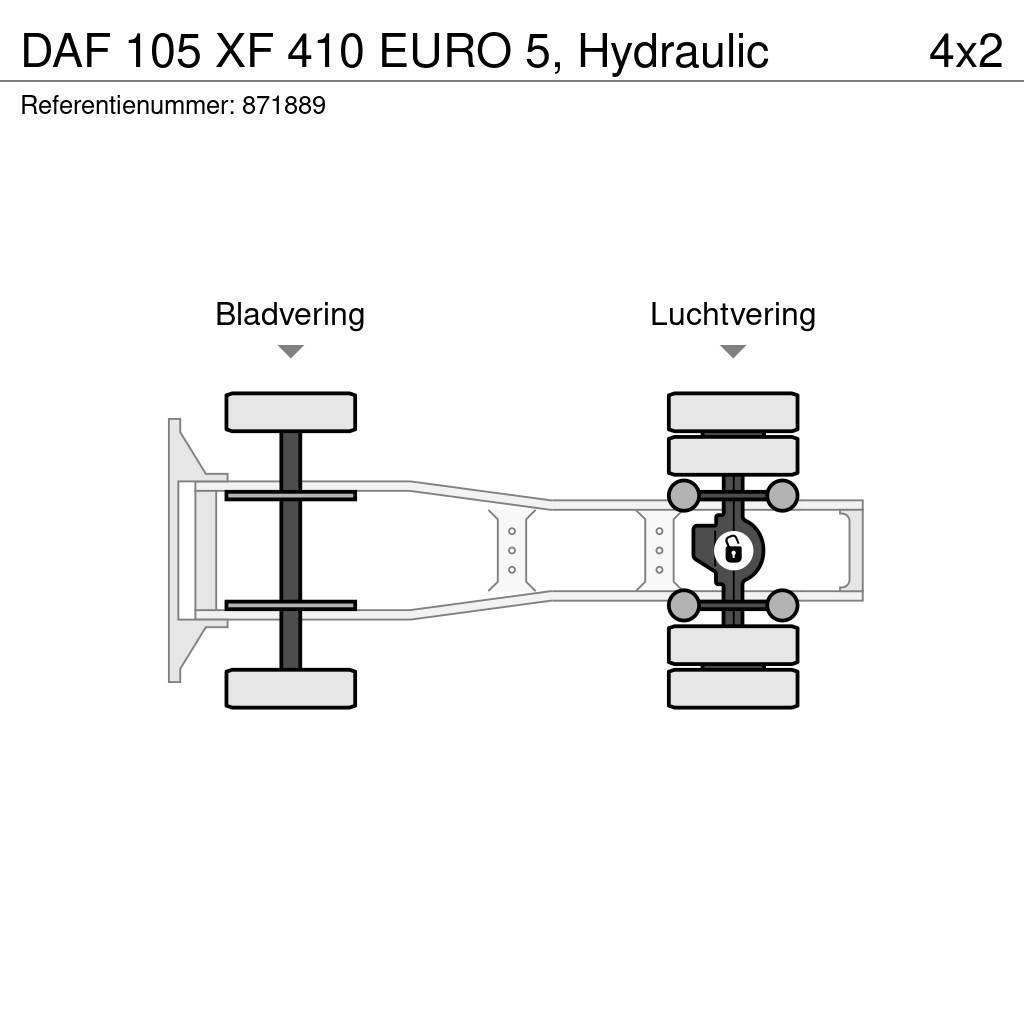 DAF 105 XF 410 EURO 5, Hydraulic Trækkere