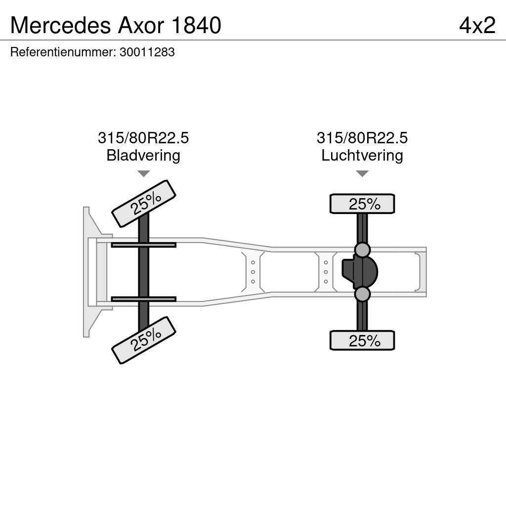 Mercedes-Benz Axor 1840 Trækkere