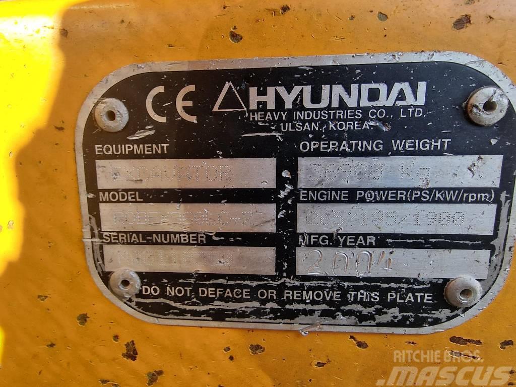 Hyundai 360 LC-7 Gravemaskiner på larvebånd