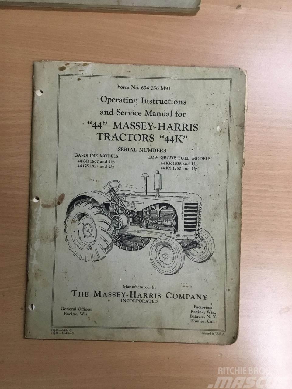 Massey Ferguson Parts list - manual Andre landbrugsmaskiner