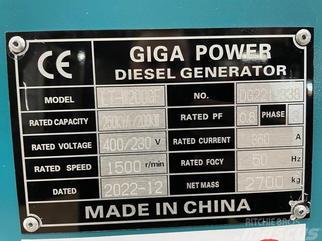  Giga power 250 kVA LT-W200GF silent generator set Andre generatorer