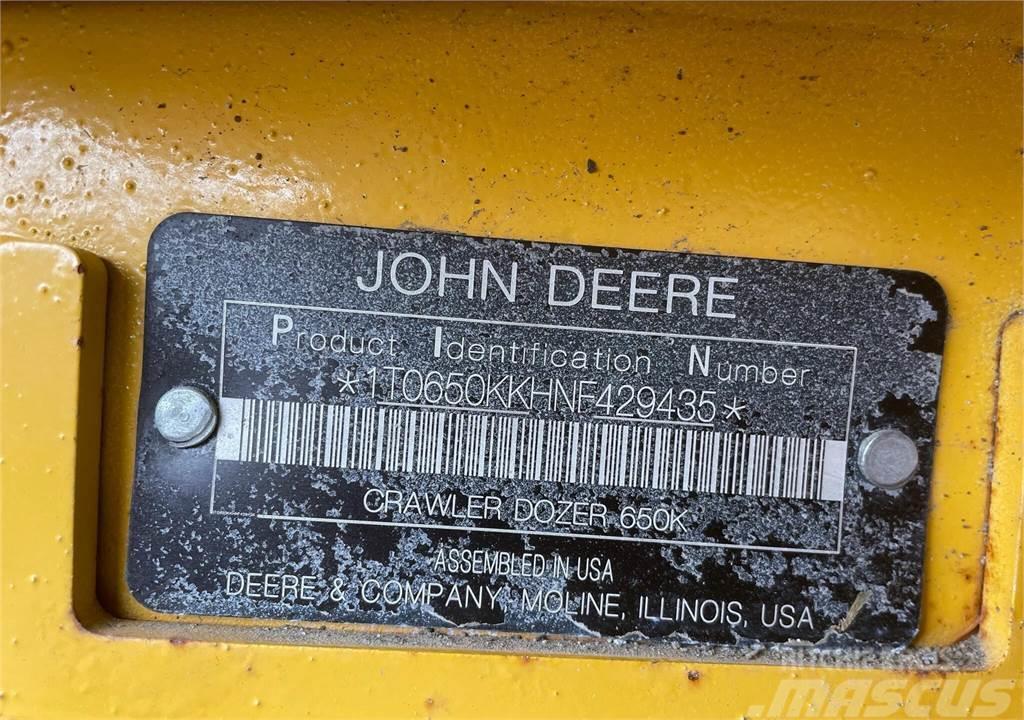 John Deere 650K LGP Bulldozer på larvebånd