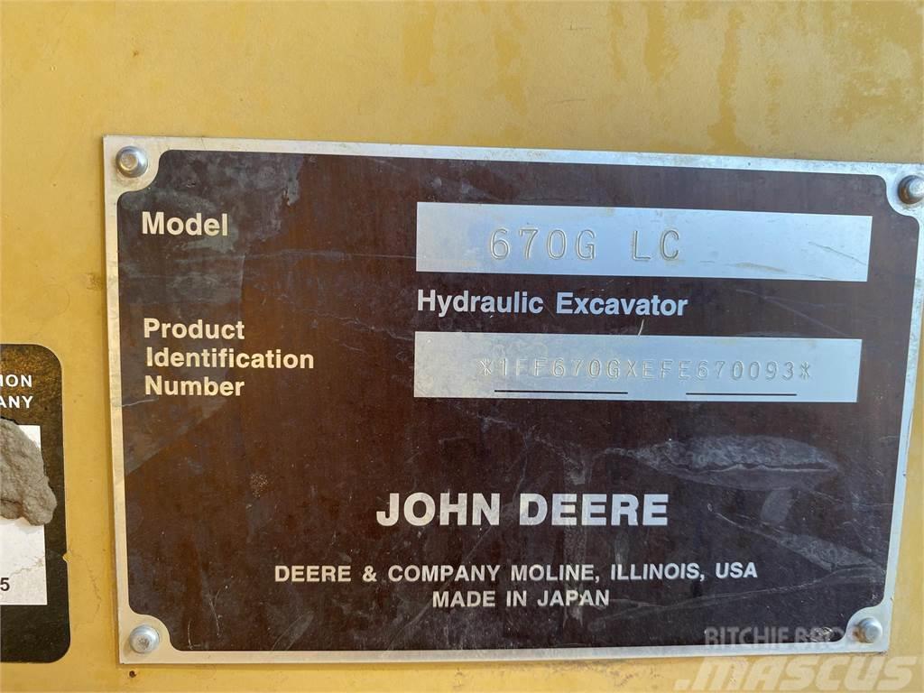 John Deere 670G LC Gravemaskiner på larvebånd