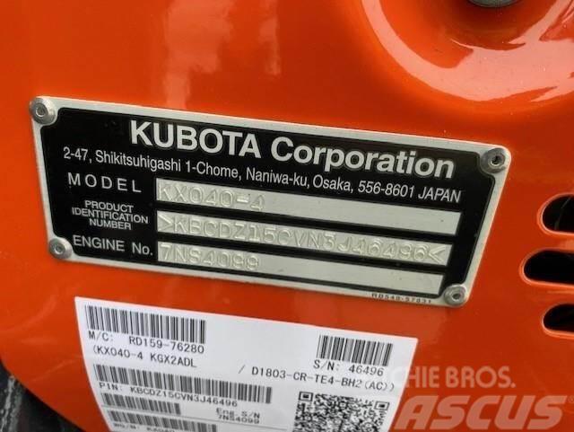 Kubota KX040-4 Minigravemaskiner