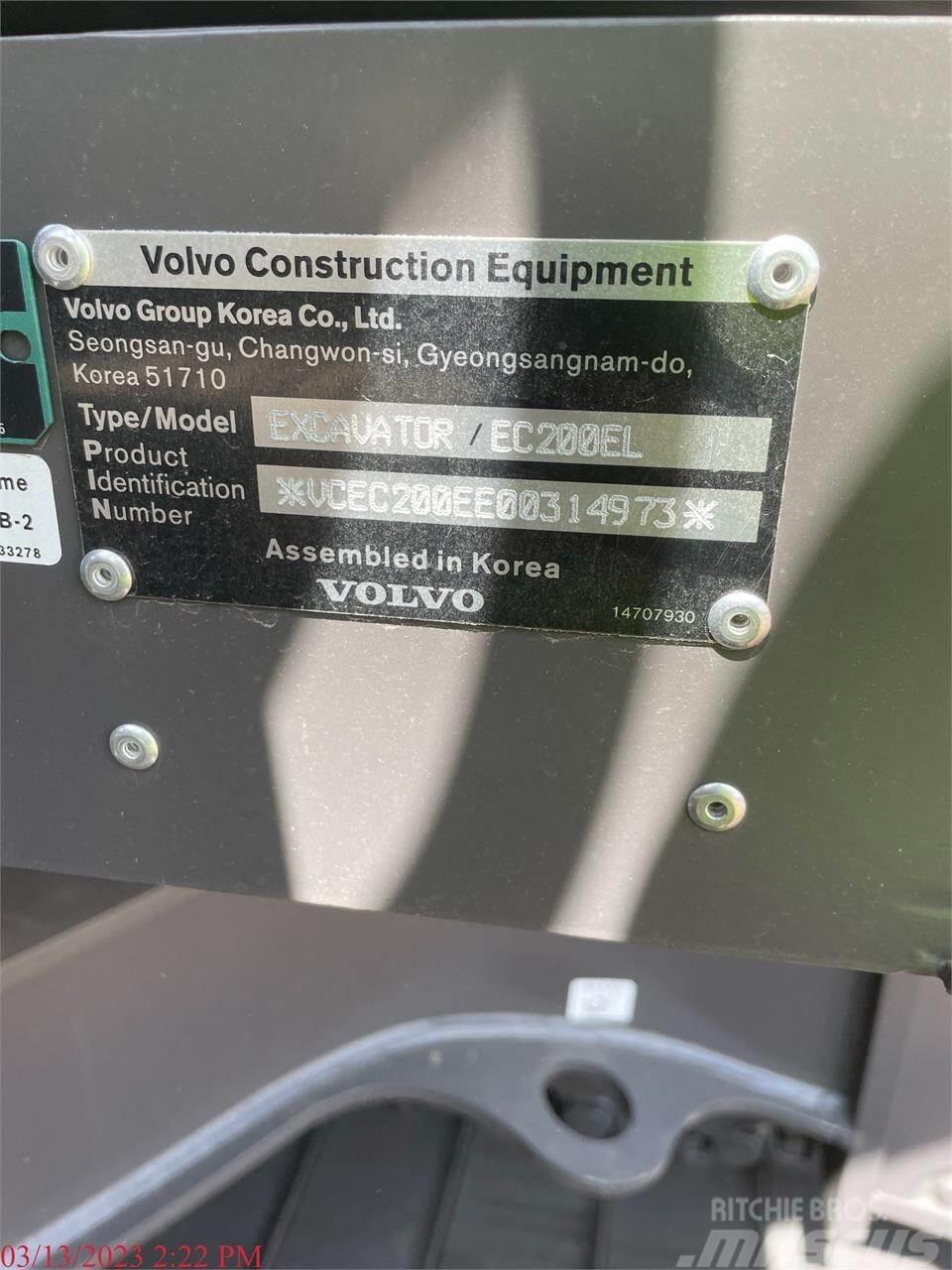 Volvo EC200EL Gravemaskiner på larvebånd