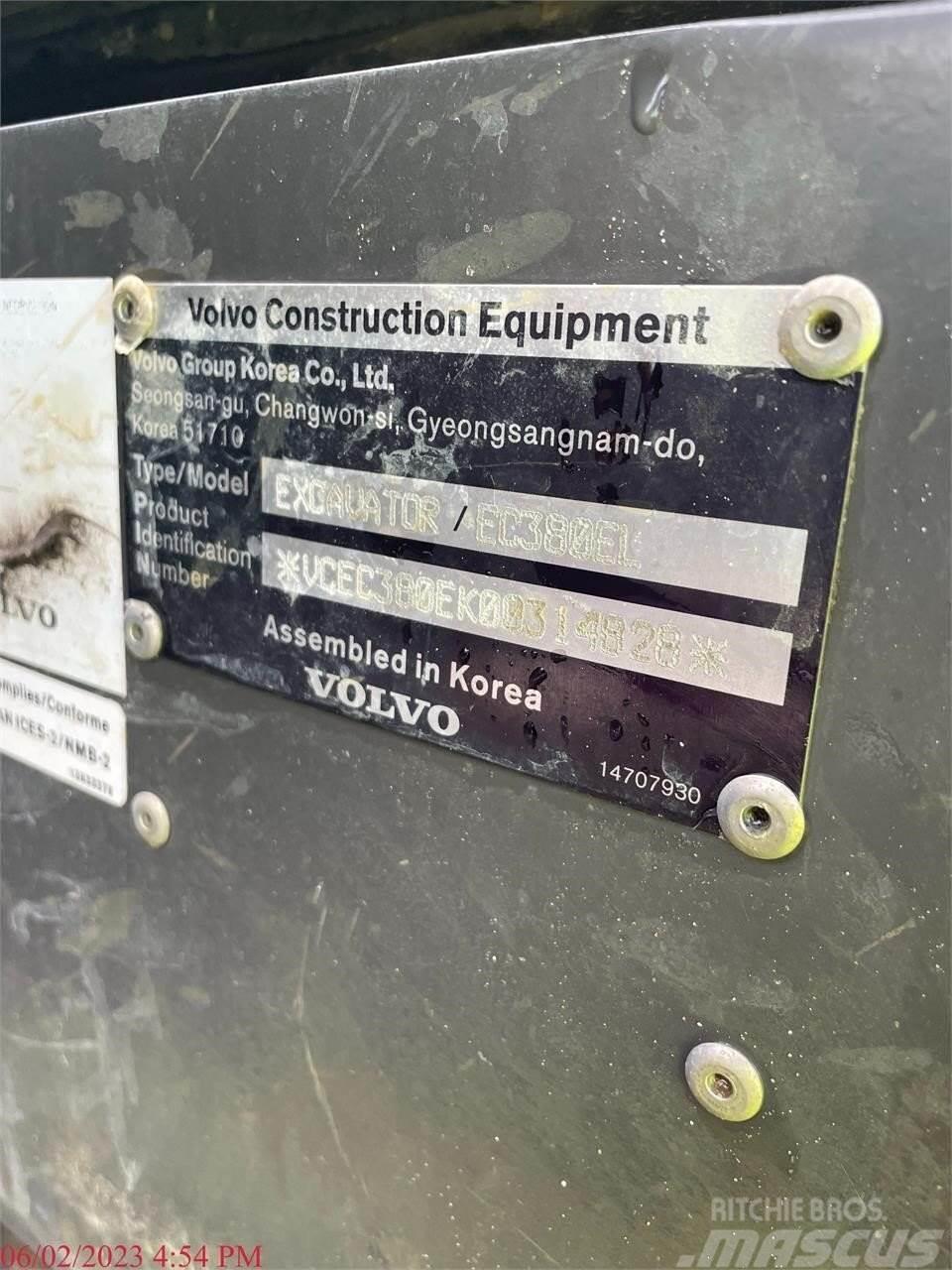 Volvo EC380EL Gravemaskiner på larvebånd