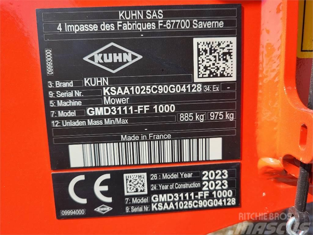 Kuhn GMD 3111 FF / 1000 Kombihøstere