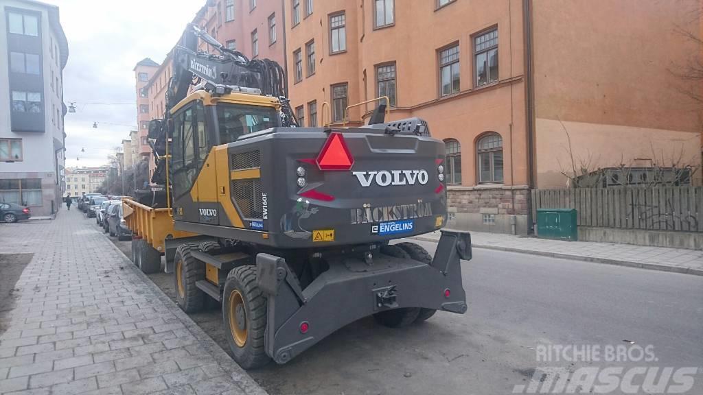 Volvo EW 160 EL, UTHYRES Wheeled excavators
