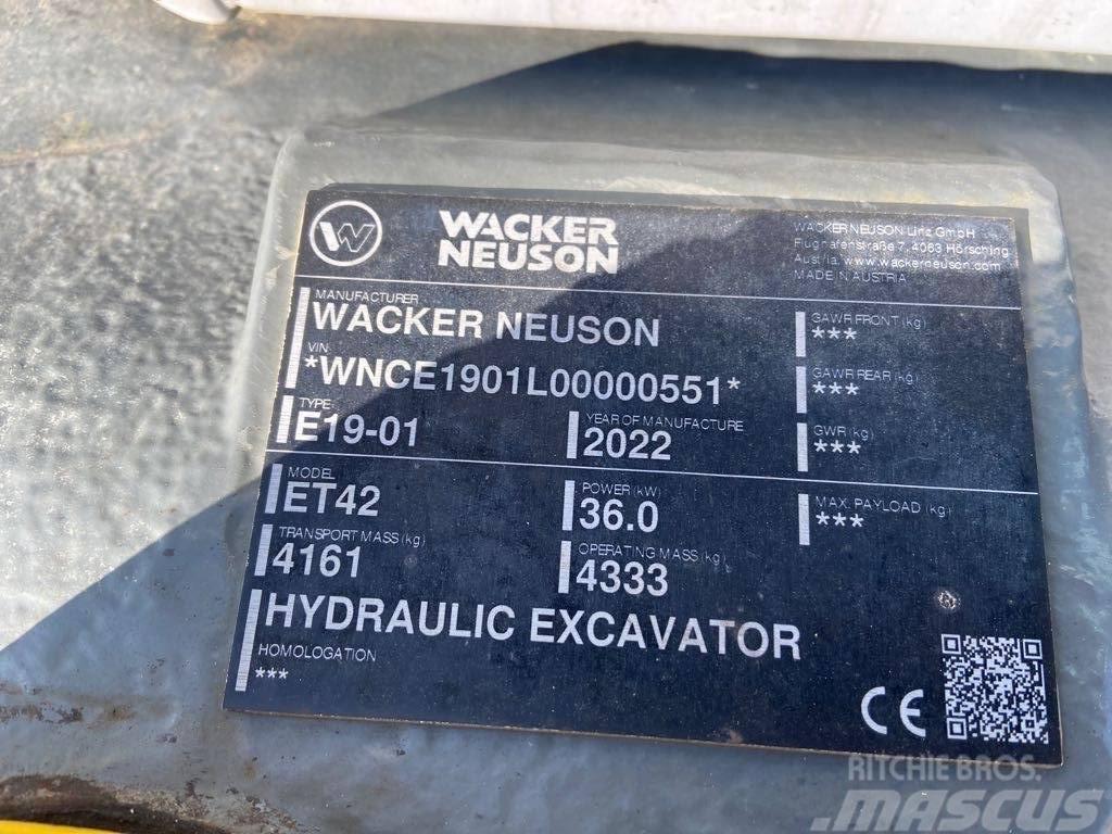 Wacker Neuson ET42 Gravemaskiner på larvebånd