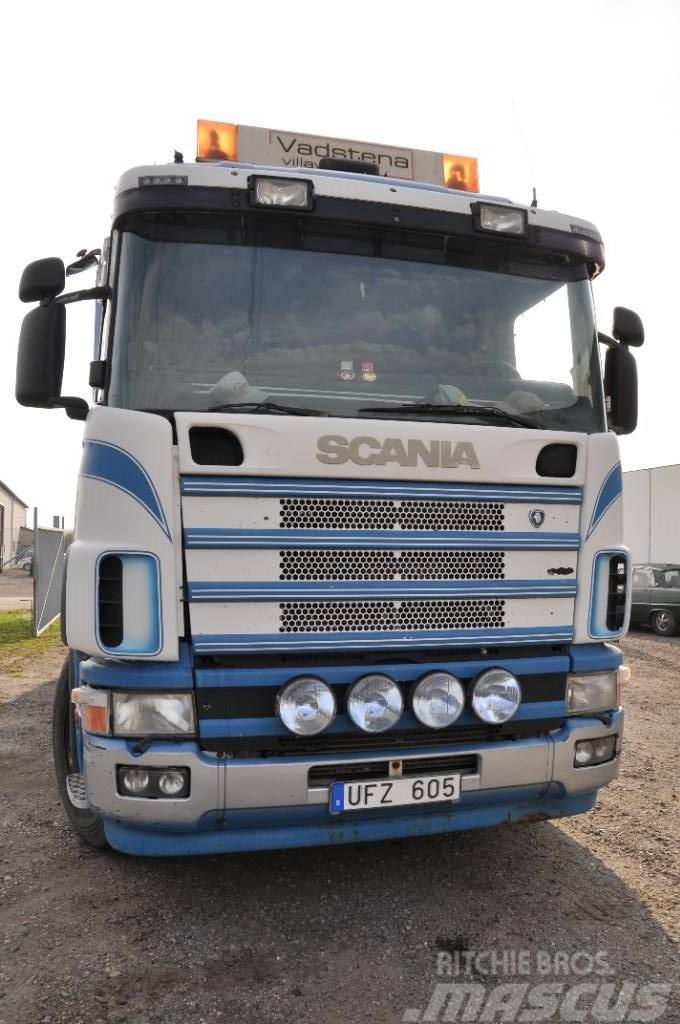 Scania R124 GB6X2NA 470 Skip loader