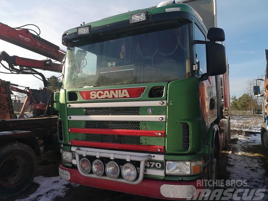 Scania 124 Lastbil med kran