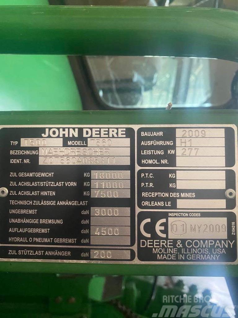 John Deere T 560 Mejetærskere
