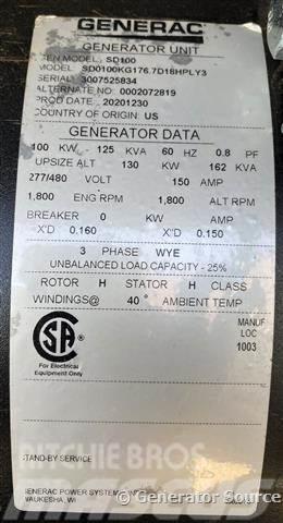 Generac 100 kW - JUST ARRIVED Dieselgeneratorer