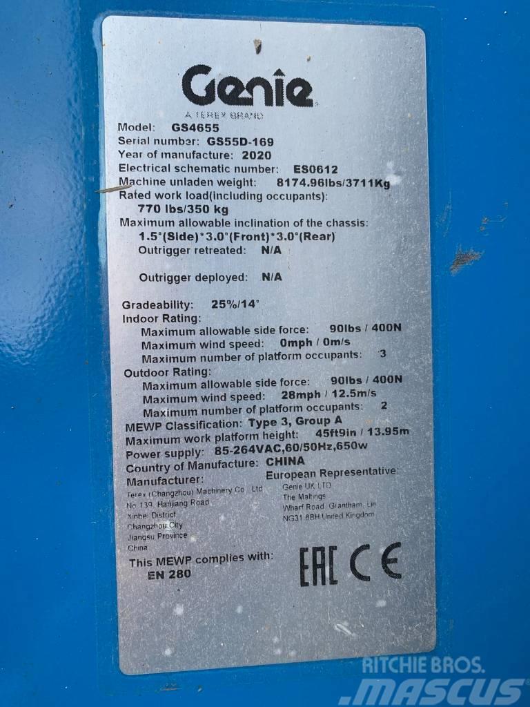 Genie GS 4655, NEW, 16m, electric scissor lift Saxlifte