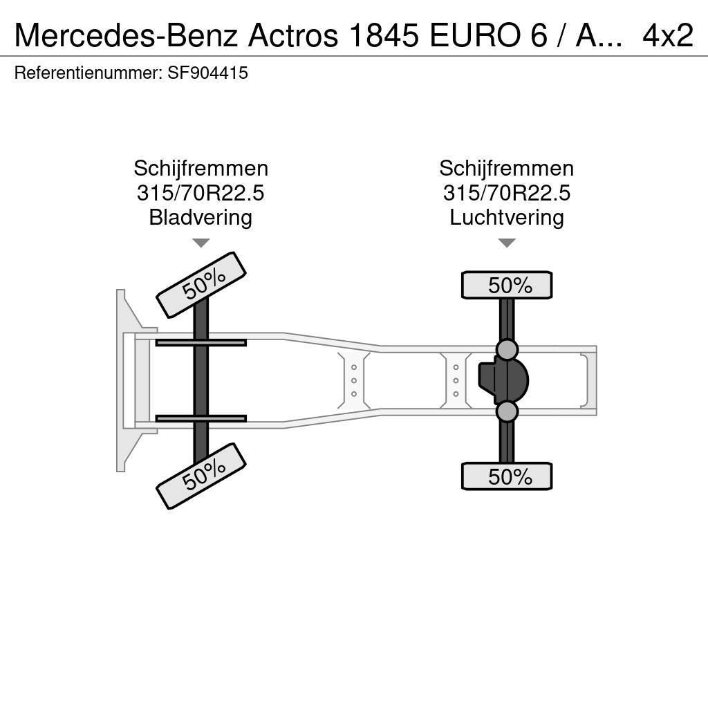 Mercedes-Benz Actros 1845 EURO 6 / AIRCO Trækkere