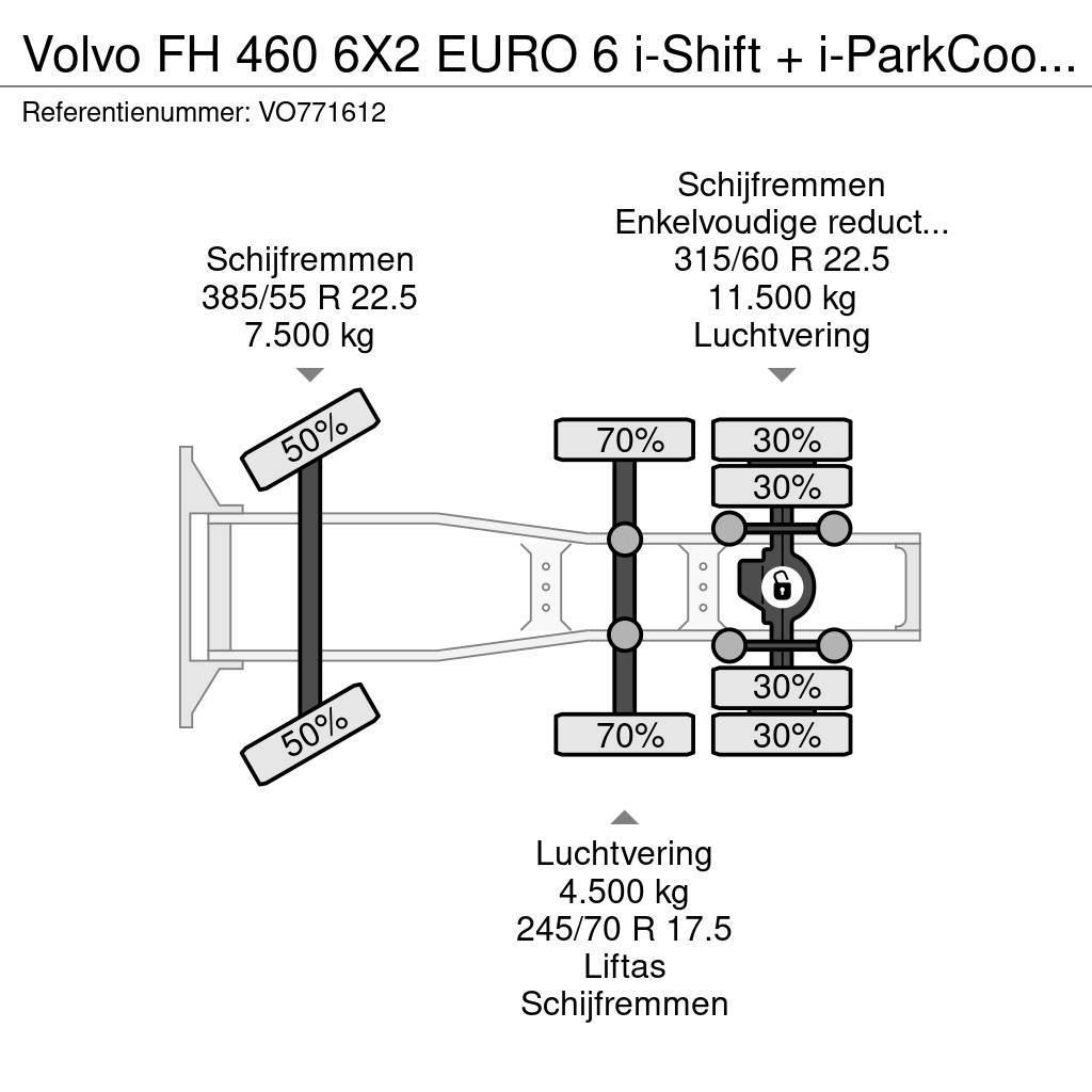 Volvo FH 460 6X2 EURO 6 i-Shift + i-ParkCool + TIPPER HY Trækkere