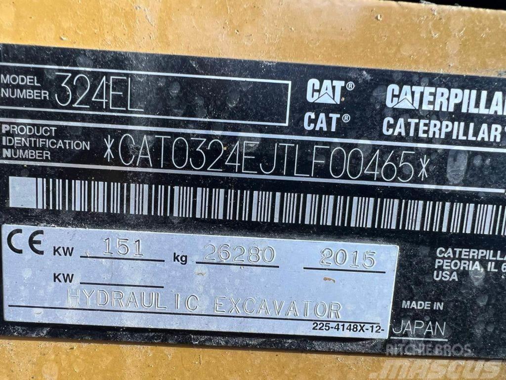 CAT 324EL 9655 HOURS Gravemaskiner på larvebånd