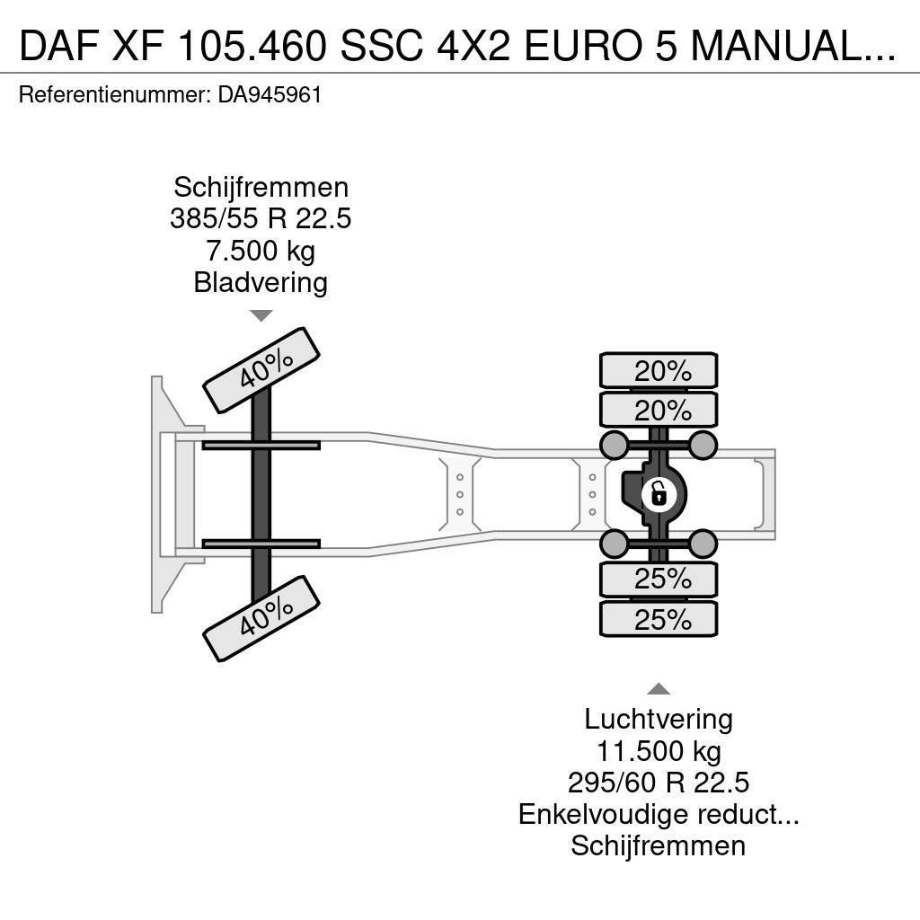 DAF XF 105.460 SSC 4X2 EURO 5 MANUAL GEARBOX APK Trækkere