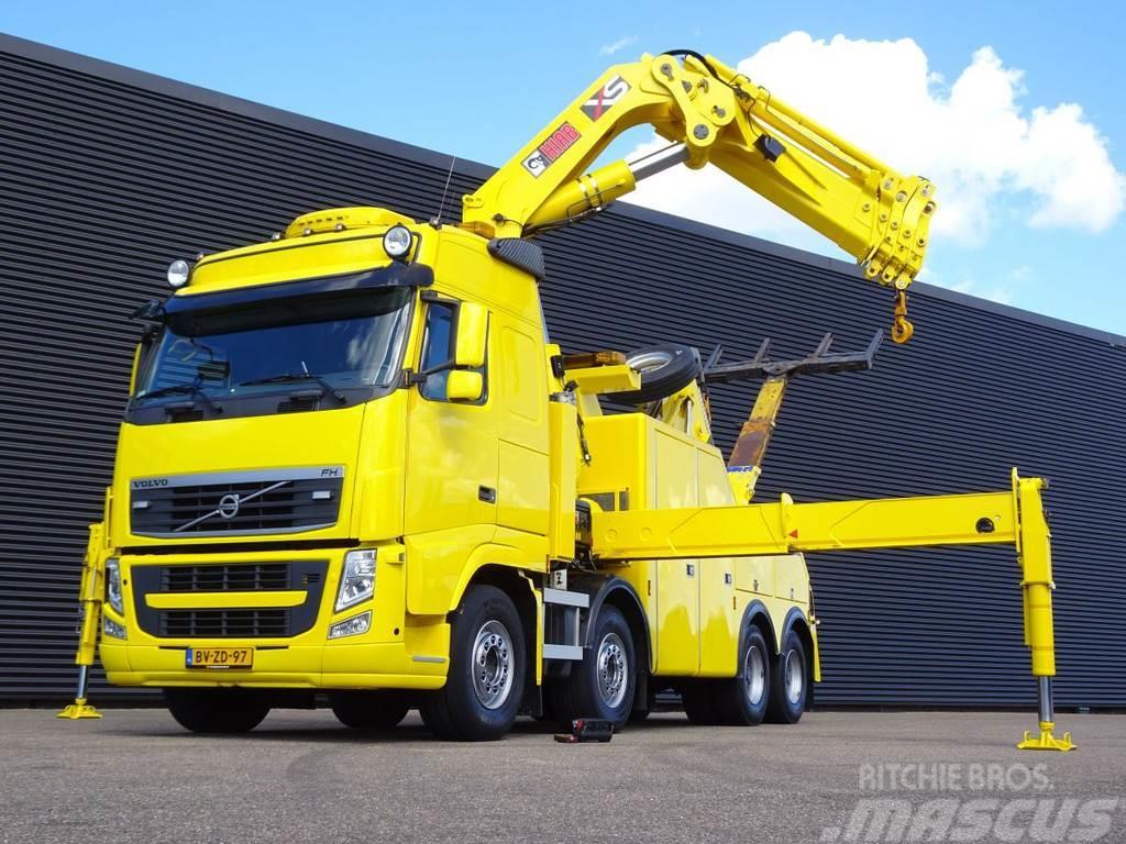 Volvo FH 520 / ABSCHLEPP / RECOVERY / TOWTRUCK / 8x4 / C Lastbil med kran