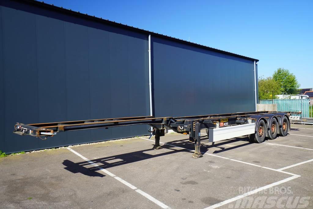 Pacton 3 AXLE 45 FT CONTAINER TRANSPORT TRAILER Semi-trailer med containerramme