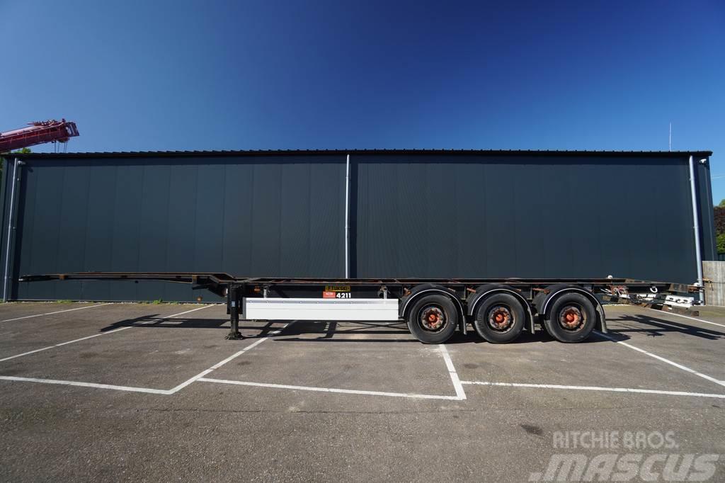 Pacton 3 AXLE 45 FT CONTAINER TRANSPORT TRAILER Semi-trailer med containerramme