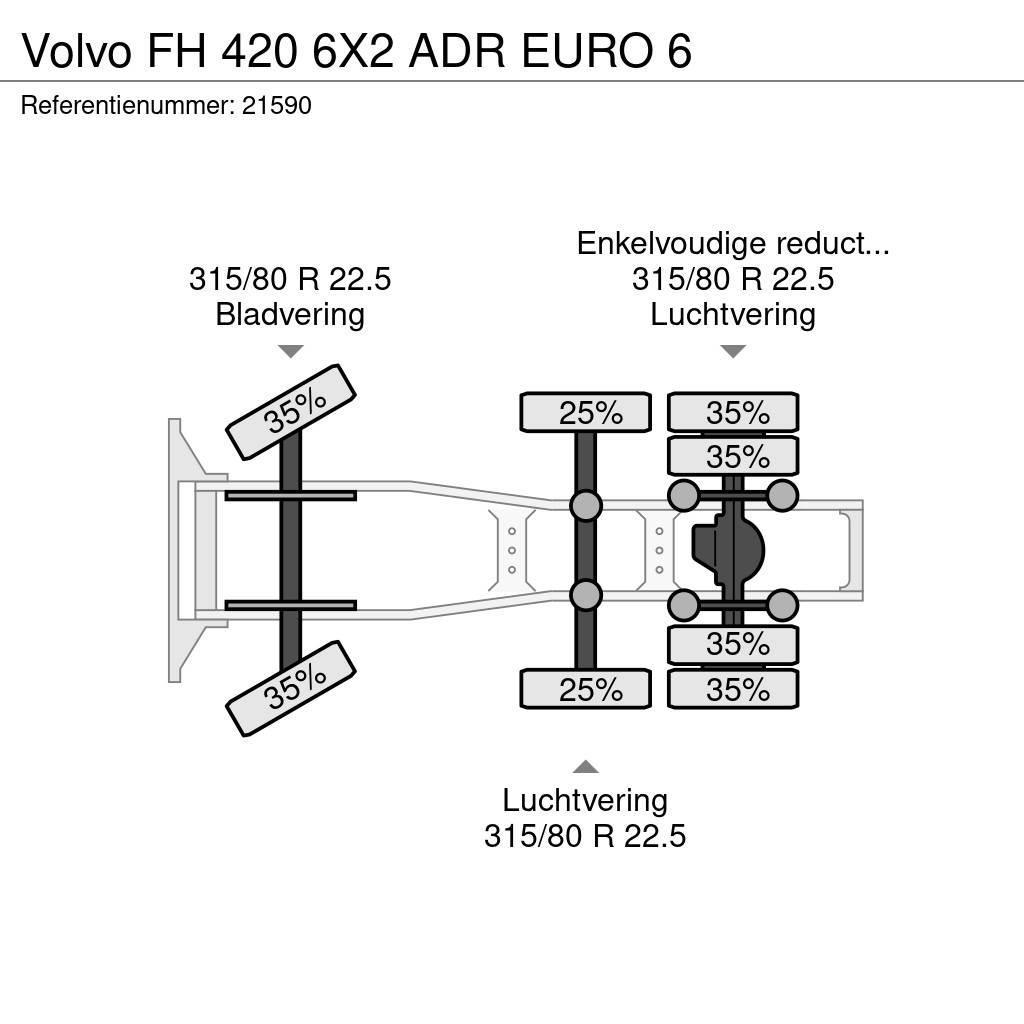 Volvo FH 420 6X2 ADR EURO 6 Trækkere