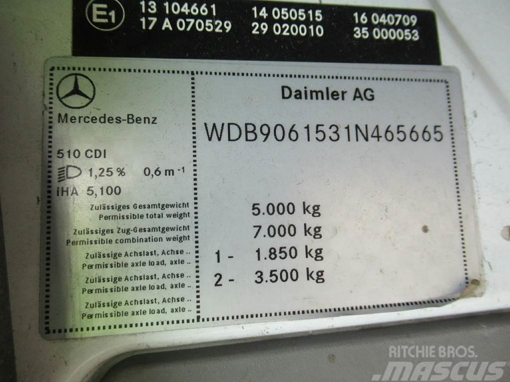 Mercedes-Benz Sprinter 510CDI Kipper + Zij-belading Side-loader Renovationslastbiler