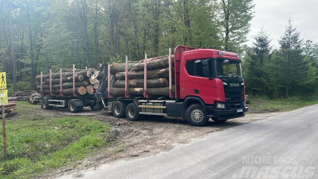 Scania R 580 Tømmertransport