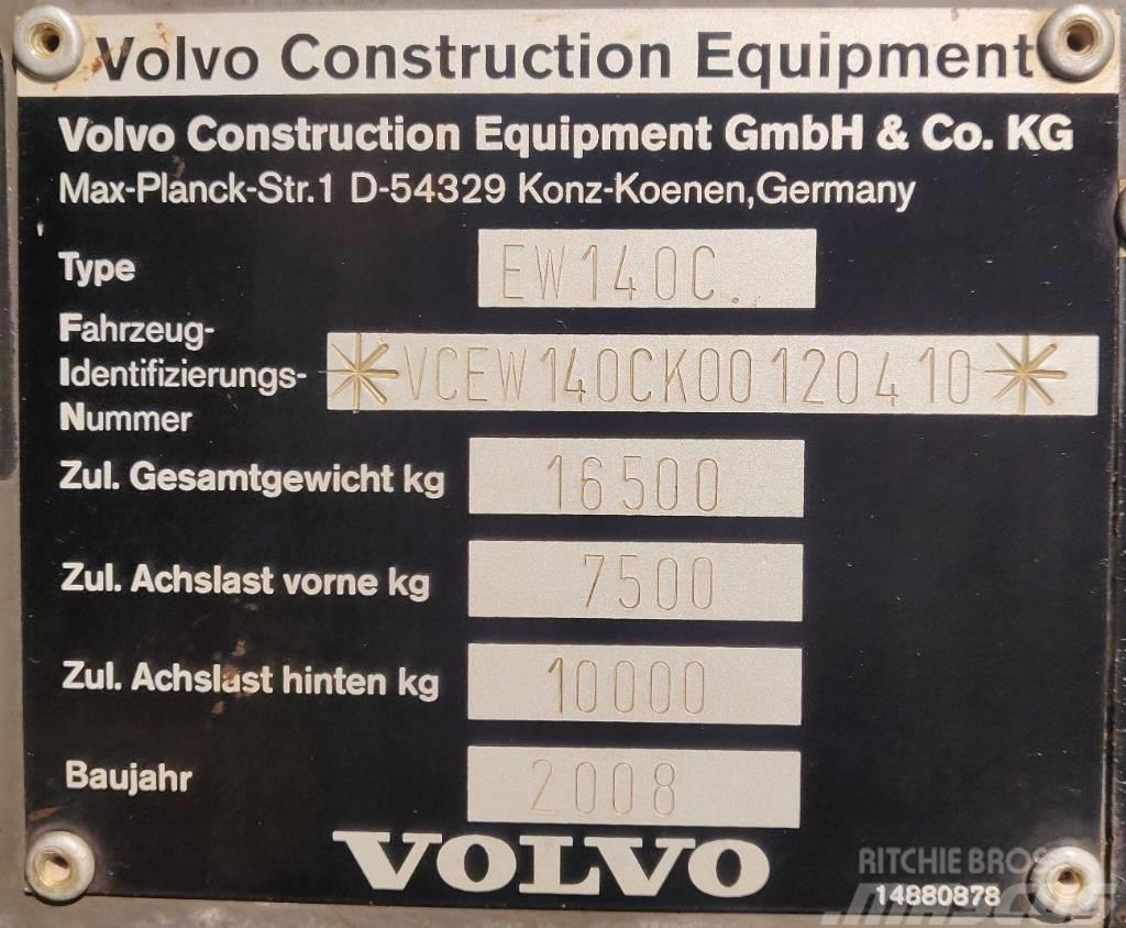 Volvo EW 140 C Gravemaskiner på hjul
