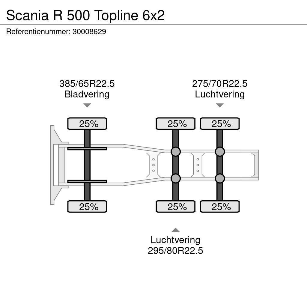 Scania R 500 Topline 6x2 Trækkere