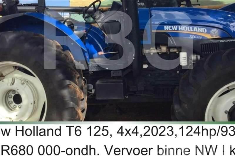 New Holland T6 125 - 124hp / 93kw Traktorer