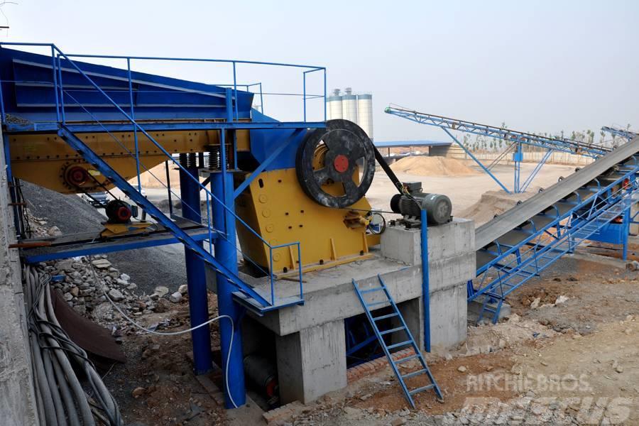 Liming 200-300 ton per hour PE900×1200 jaw crusher Knusere - anlæg