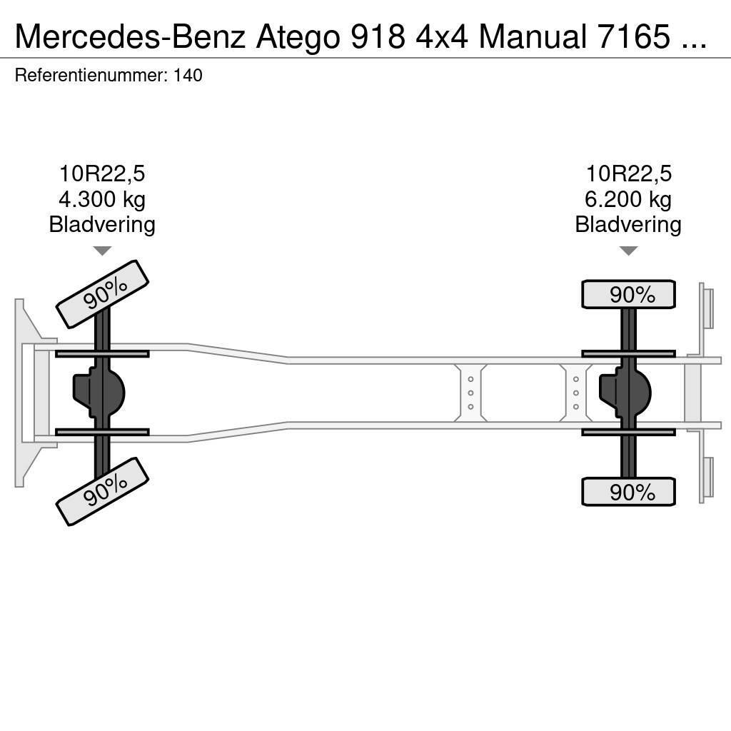 Mercedes-Benz Atego 918 4x4 Manual 7165 KM Generator Firetruck C Andre lastbiler