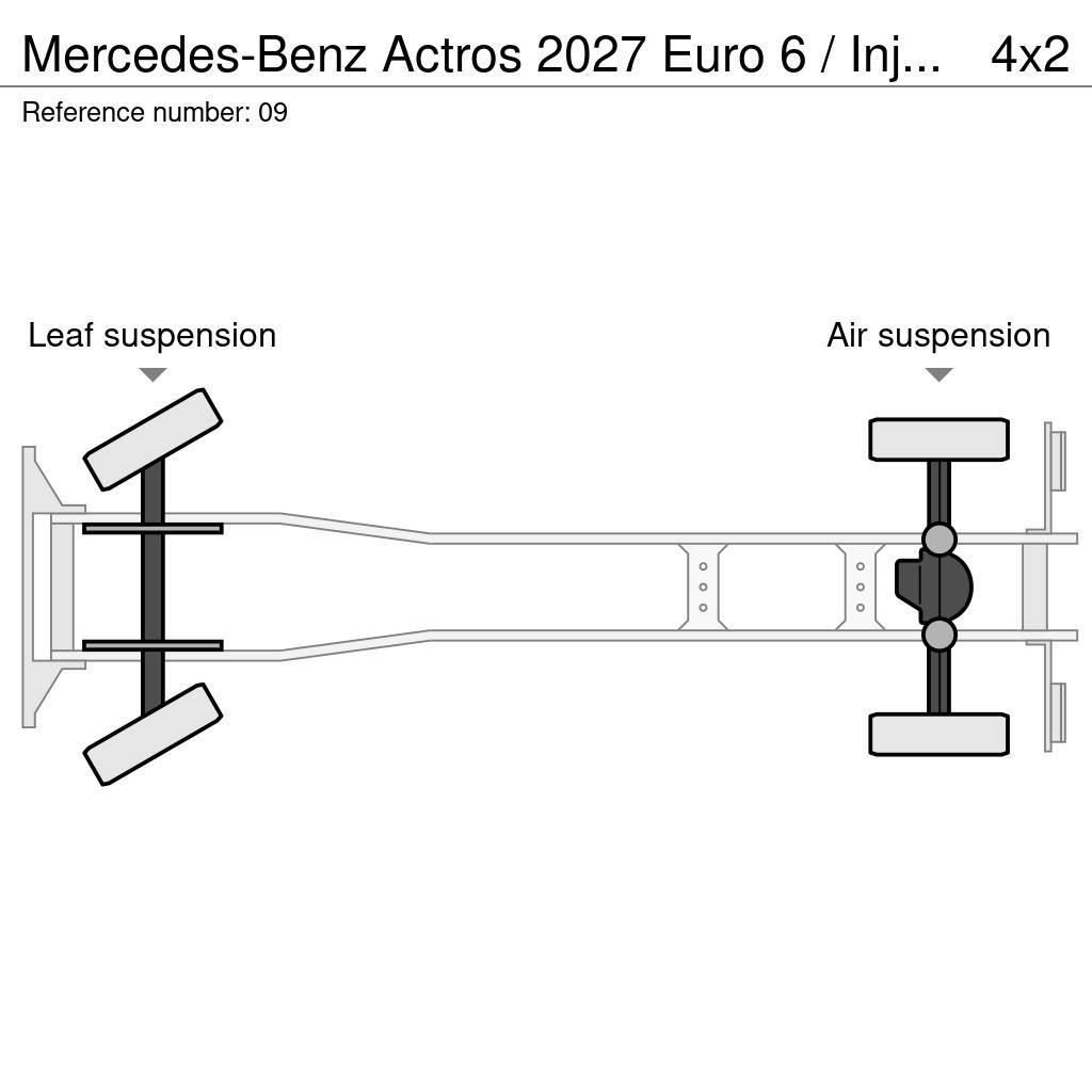 Mercedes-Benz Actros 2027 Euro 6 / Injektorproblem !!! Chassis