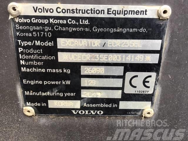 Volvo ECR 235 EL Gravemaskiner på larvebånd