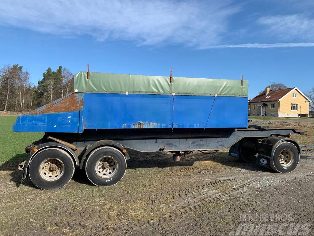 Kilafors Lastväxlarvagn 19 ton med tipp Kilafors Lastväxlar Demonterbare/wirehejs semi-trailere