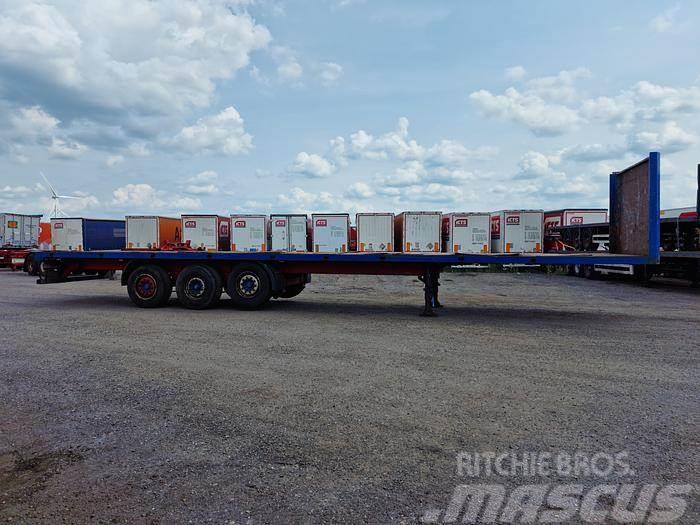  ES- GE 3 SAL-SA 3 AXLE FLATBED  40 FT TWISTLOCKS M Semi-trailer med lad/flatbed