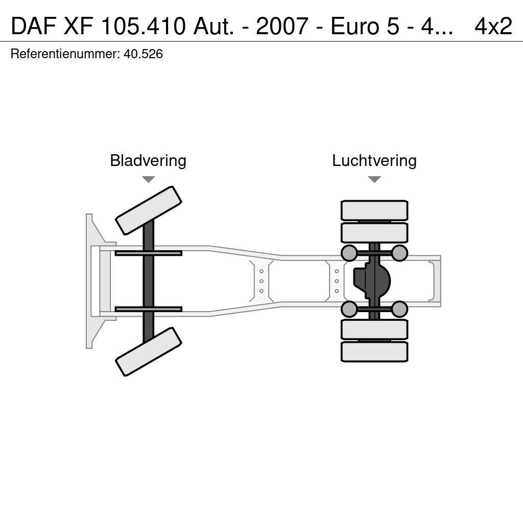 DAF XF 105.410 Aut. - 2007 - Euro 5 - 40.526 Trækkere