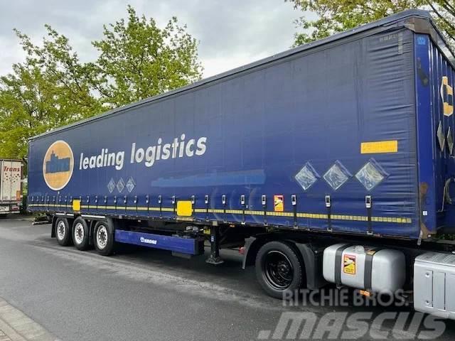 Krone Edscha /3 x Achsen SAF / Bordwand Semi-trailer med Gardinsider