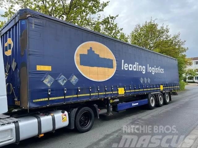 Krone Edscha /3 x Achsen SAF / Bordwand Semi-trailer med Gardinsider