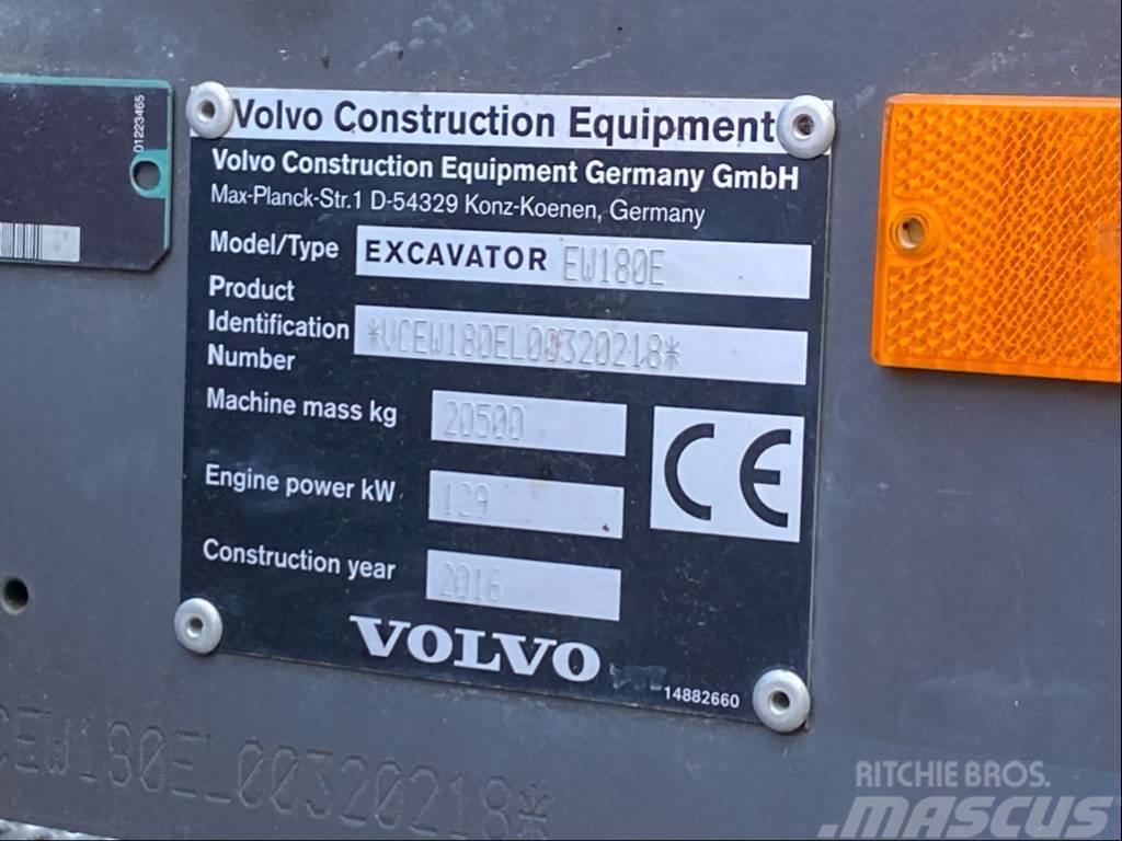 Volvo EW 180 E Gravemaskiner på hjul