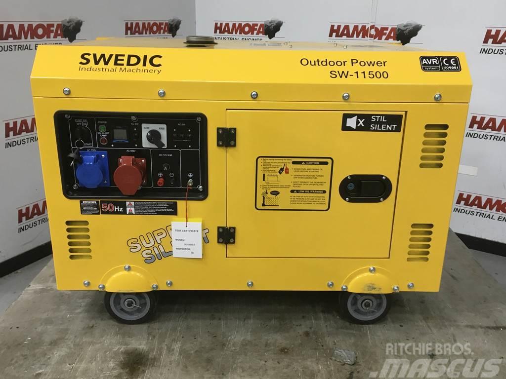  SWEDIC SW-11500 GENERATOR 10KVA NEW Dieselgeneratorer