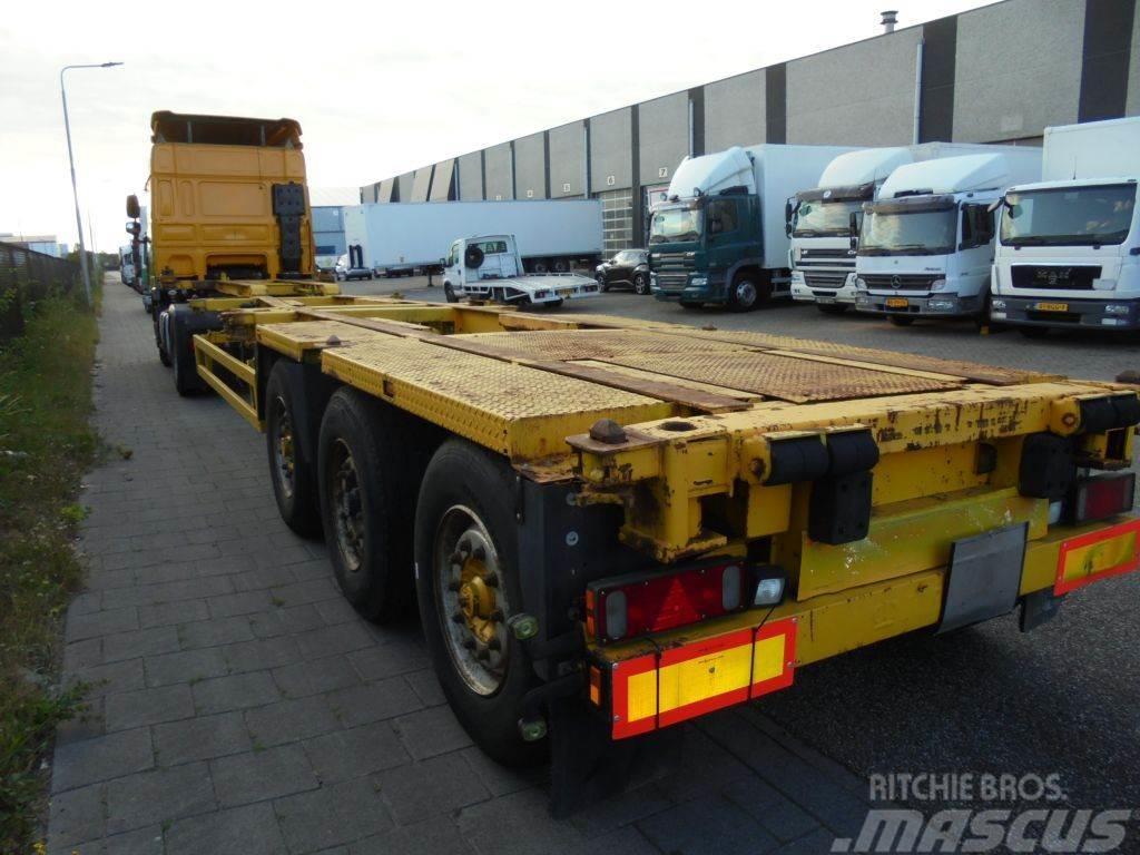 Krone 20/30/40/45ft + 3x BPW Semi-trailer med containerramme