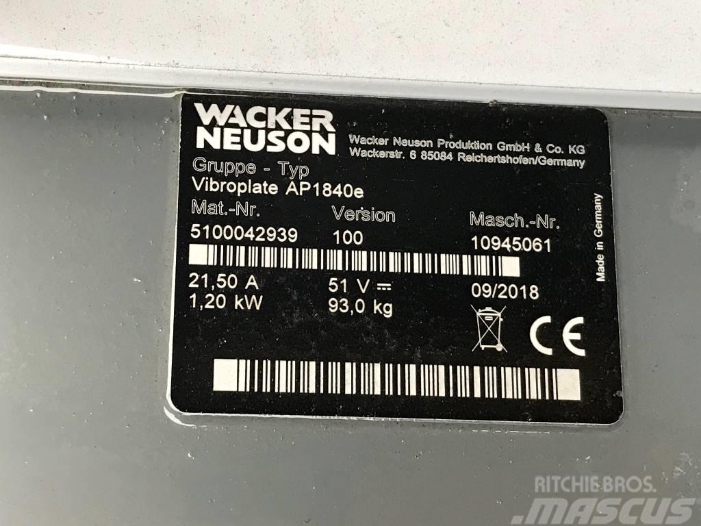 Wacker Neuson AP1840e Vibratorer