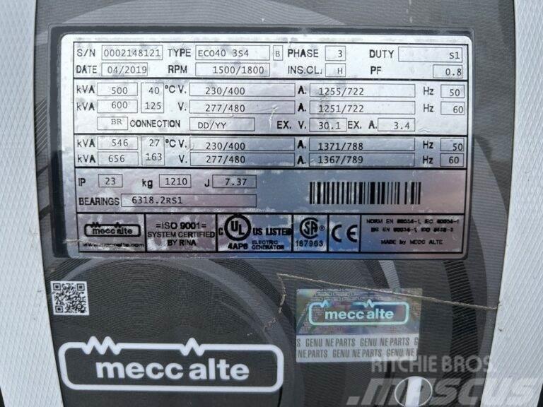 CAT Mecc Alte Eco40 3S4 - Unused - 600 kVa Andre generatorer