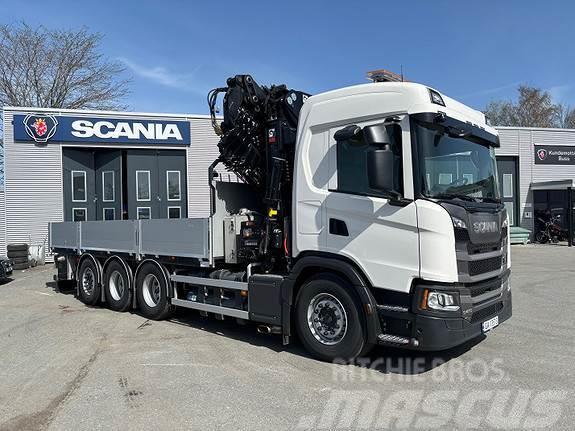 Scania G410B8x4*4NB Lastbil med kran