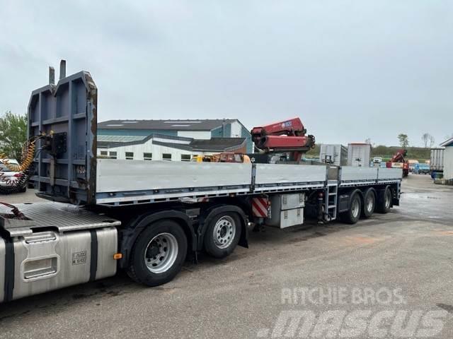 Leci Krantrailer - HMF 1820 kran Andre Semi-trailere